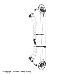 PSE Shootdown Pro Compound Target Bow (E2 Cam) -Bow Shop 1034129 white