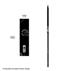 Bohning Solid Color Wrap 4" (Small 17/64) -Bow Shop 1480296 black