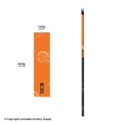 Bohning Solid Color Wrap 4" (Small 17/64) -Bow Shop 1480296 orange