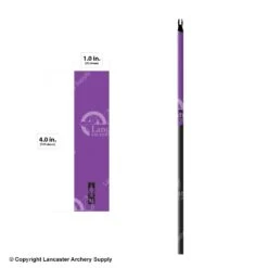Bohning Solid Color Wrap 4" (Small 17/64) -Bow Shop 1480296 purple