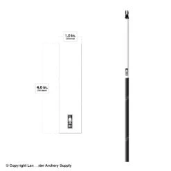 Bohning Solid Color Wrap 4" (Small 17/64) -Bow Shop 1480296 white