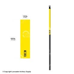 Bohning Solid Color Wrap 4" (Small 17/64) -Bow Shop 1480296 yellow