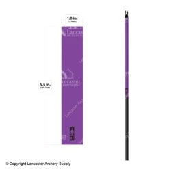 Bohning Solid Color Arrow Wraps 5.5" (Small 17/64) -Bow Shop 1480297 purple