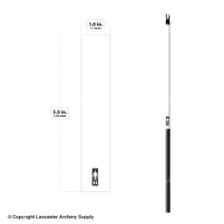 Bohning Solid Color Arrow Wraps 5.5" (Small 17/64) -Bow Shop 1480297 white