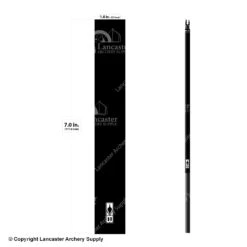 Bohning Solid Color Arrow Wraps 7" (Small 17/64) -Bow Shop 1480298 black