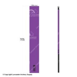 Bohning Solid Color Arrow Wraps 7" (Small 17/64) -Bow Shop 1480298 purple