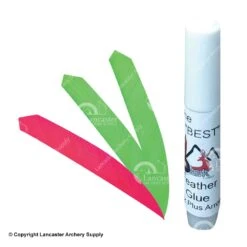 Ozark SWAG Bag Target Maxx 4.5" Complete Feather Package -Bow Shop 1610022 hunterlimegreen neon salmon 2lime