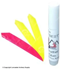 Ozark SWAG Bag Target Maxx 4.5" Complete Feather Package -Bow Shop 1610022 neonsalmon floyellow