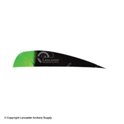 Ozark Eagle Tips 4" Parabolic Feather -Bow Shop 1610023 black green