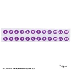 Gunstar Tail Numbers -Bow Shop 2010017 purple