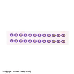 Gunstar Tail Numbers -Bow Shop 2010017 purple yellow