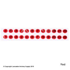 Gunstar Tail Numbers -Bow Shop 2010017 red