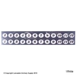 Gunstar Tail Numbers -Bow Shop 2010017 white
