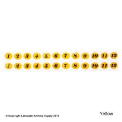 Gunstar Tail Numbers -Bow Shop 2010017 yellow