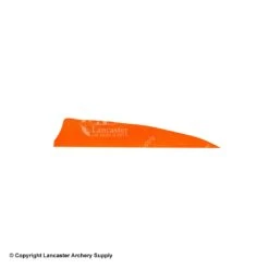 Gateway 4" Shield Feather -Bow Shop 2270007 tangerine