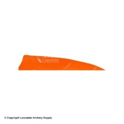 Gateway 5" Shield Feather -Bow Shop 2270008 tangerine