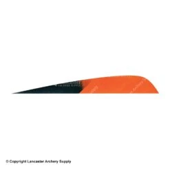 Gateway 5" Parabolic Hann-Bun Kuro Feather -Bow Shop 2270076 tangerine