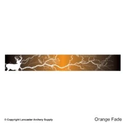 LVE Lightning Whitetail Fade Arrow Wraps (7") -Bow Shop 3000141 orange