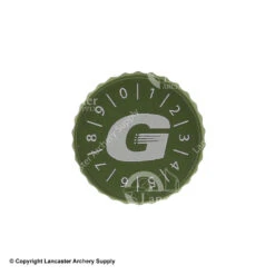 Black Gold Competition 2A Colored Sight Knob Kit -Bow Shop 3200050 green