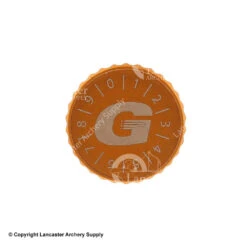 Black Gold Competition 2A Colored Sight Knob Kit -Bow Shop 3200050 orange