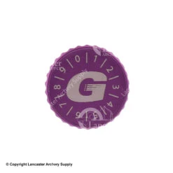 Black Gold Competition 2A Colored Sight Knob Kit -Bow Shop 3200050 purple