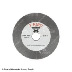 T-Bird 168 Tooth Steel 3" Cut-Off Blade For Wood Arrows