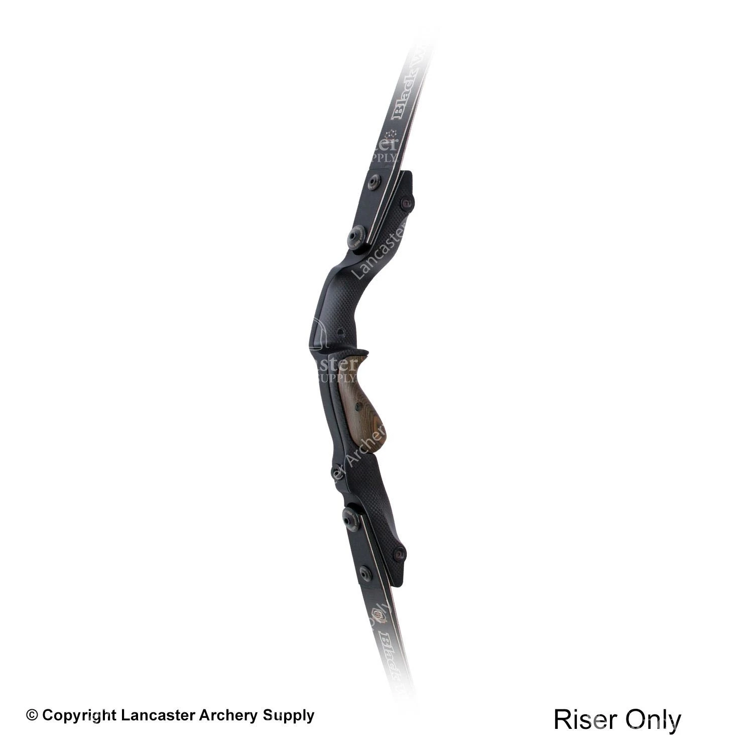 Win & Win Black Wolf 17" ILF Recurve Riser 1 Win & Win Black Wolf 17" ILF Recurve Riser