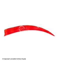 Trueflight Brite Stripes 5" RW & LW Shield Back Feather -Bow Shop 5200007 red orange