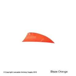 Trueflight 2" Shield Back RW HP Feather -Bow Shop 5200009 blazeorange