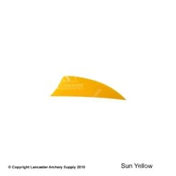 Trueflight 2" Shield Back RW HP Feather -Bow Shop 5200009 sunyellow