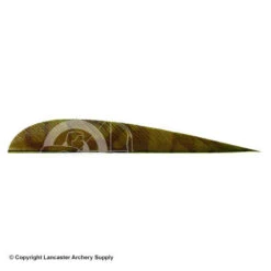 Trueflight Camo 4" RW Round Back Feather -Bow Shop 5200010 leaf