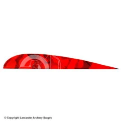 Trueflight Camo 4" RW Round Back Feather -Bow Shop 5200010 orange