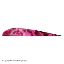 Trueflight Camo 4" RW Round Back Feather -Bow Shop 5200010 pink