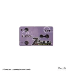 Zbros Pro-Optic Replacement Label -Bow Shop 9940008 purple