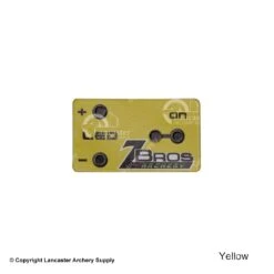 Zbros Pro-Optic Replacement Label -Bow Shop 9940008 yellow