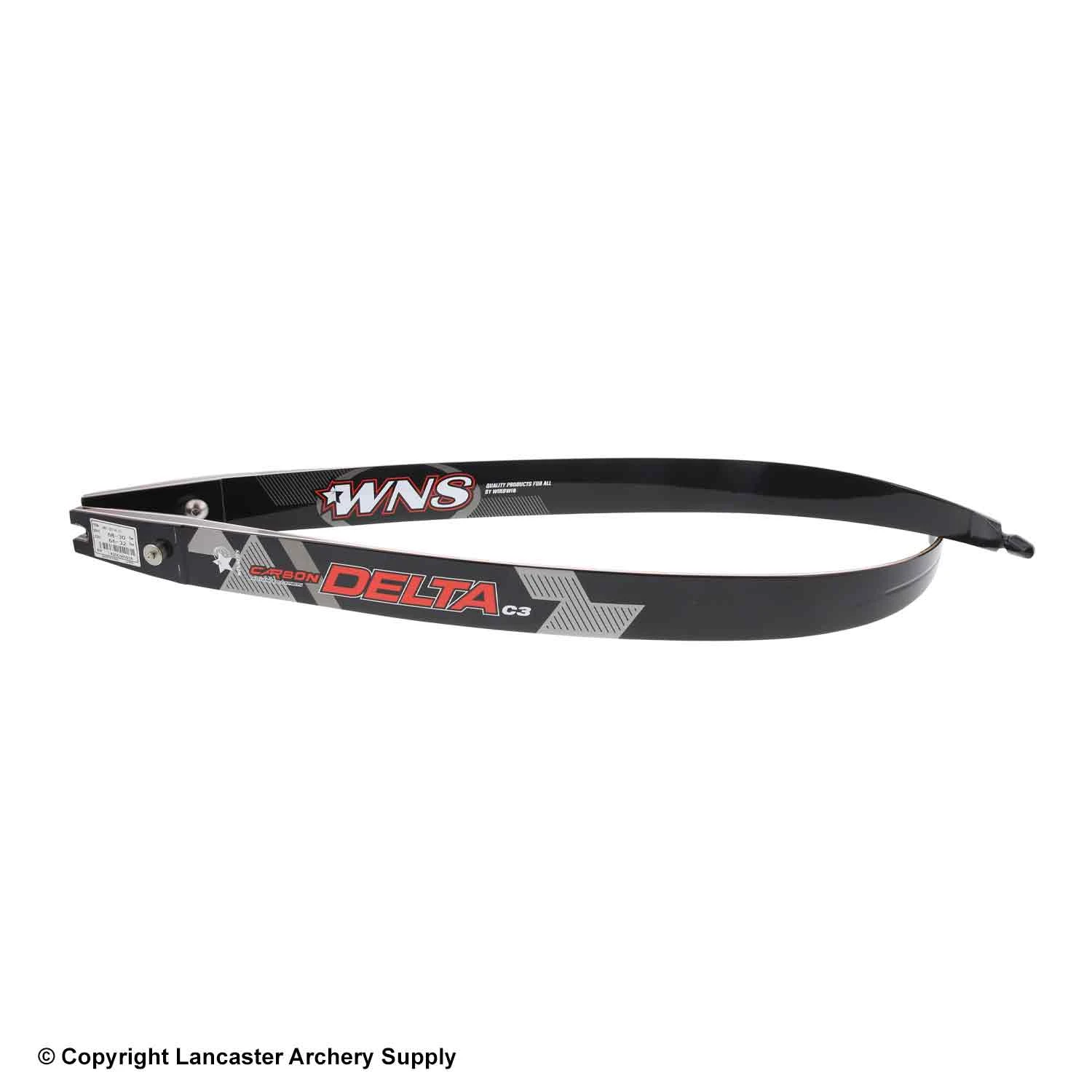Win Win WNS Delta C3 Carbon/Wood ILF Recurve Limb (Open Box X1030292) 1 Win Win WNS Delta C3 Carbon/Wood ILF Recurve Limb (Open Box X1030292)