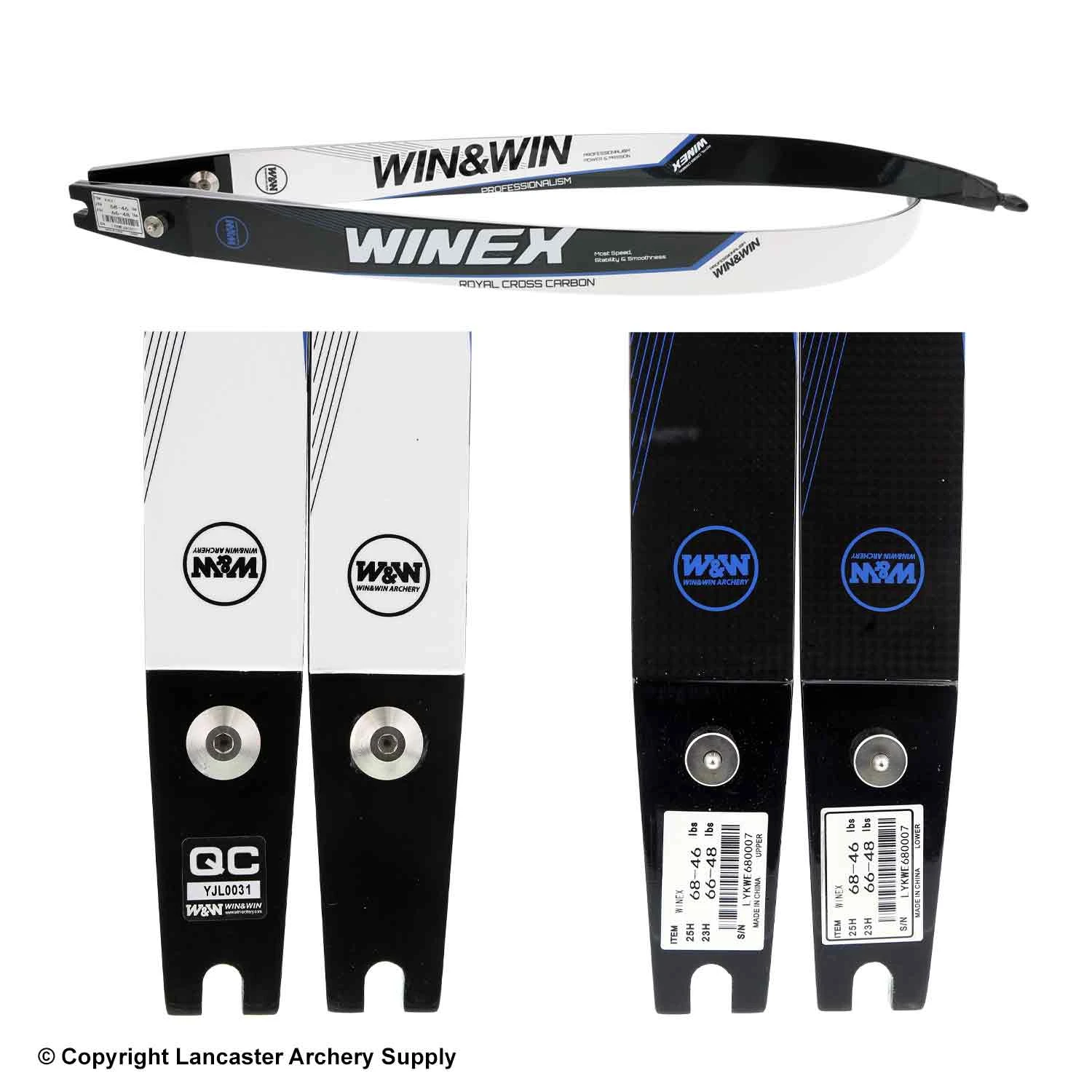 Win & Win WINEX Recurve Limbs (Open Box X1031044) 2 Win & Win WINEX Recurve Limbs (Open Box X1031044) - Image 2