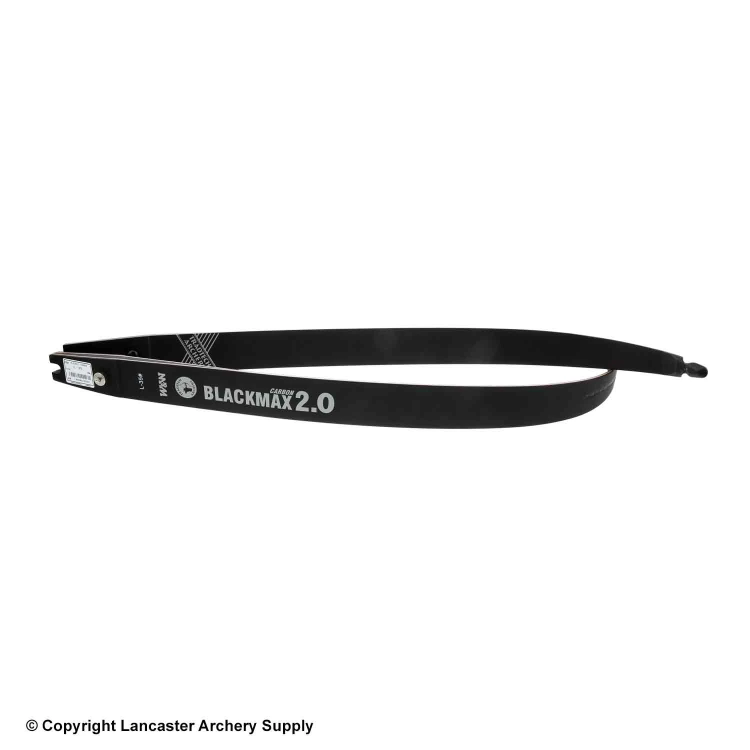 TradTech Black Max 2.0 Carbon/Wood Recurve Limbs (Open Box X1031579) 1 TradTech Black Max 2.0 Carbon/Wood Recurve Limbs (Open Box X1031579)