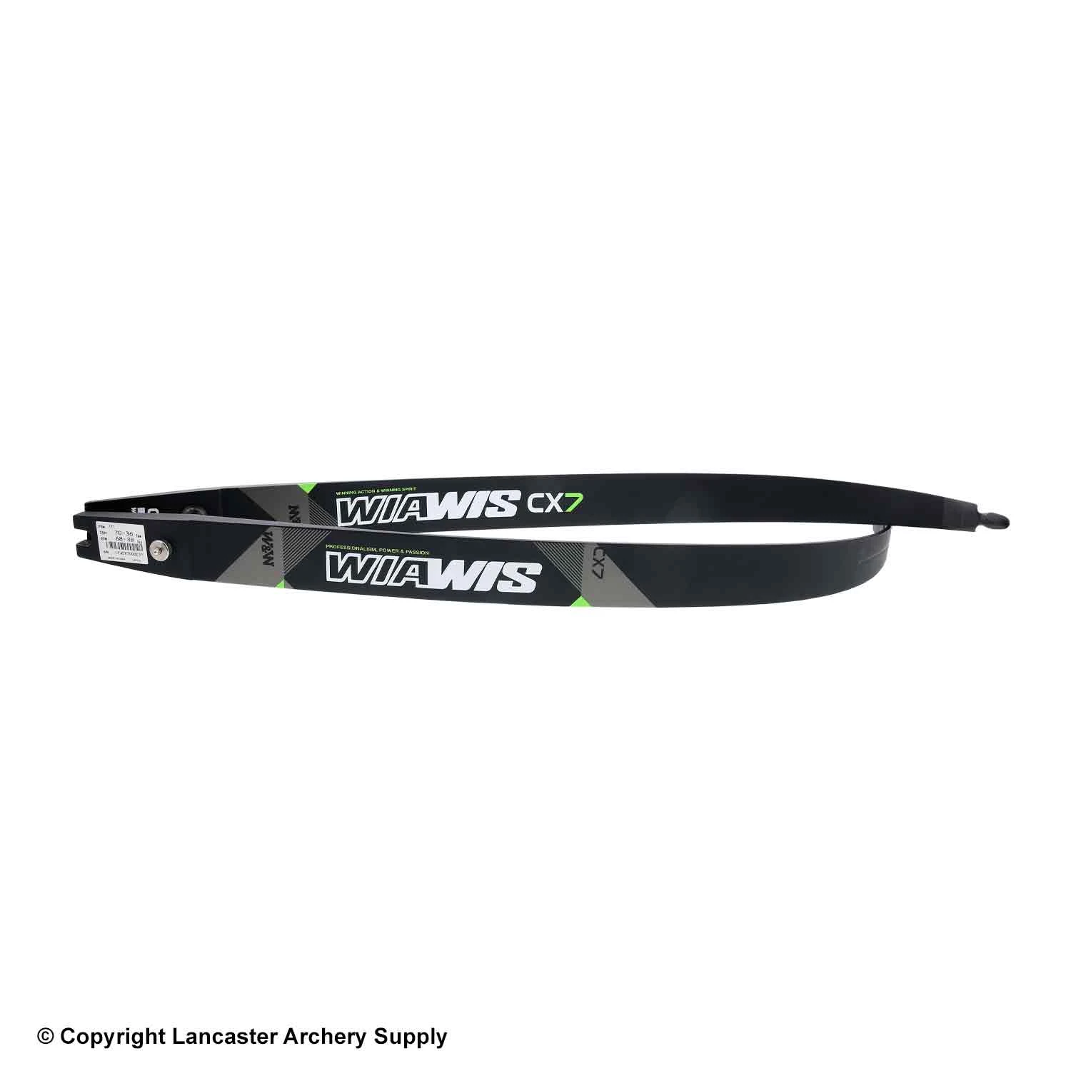 Win&Win WIAWIS CX7 Recurve Limbs (Open Box X1032029) 1 Win&Win WIAWIS CX7 Recurve Limbs (Open Box X1032029)