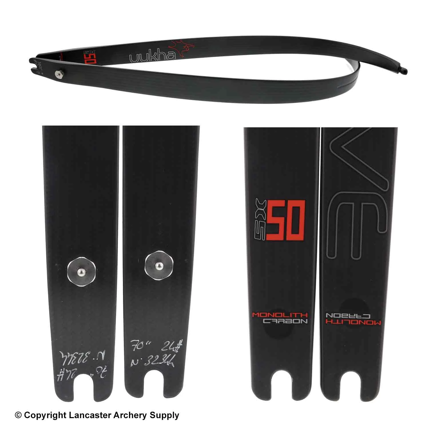 Uukha SX50 ILF Recurve Limbs (Open Box X1033539) 2 Uukha SX50 ILF Recurve Limbs (Open Box X1033539) - Image 2